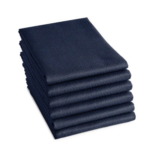 DDDDD Theedoek Cisis Navy (voordeelset: 6 stuks)