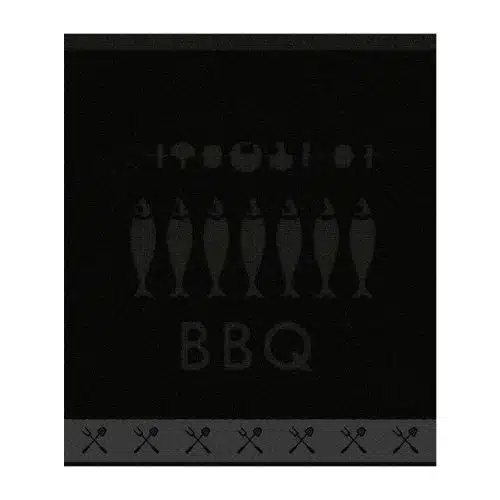 DDDDD Keukendoek Foodbar Black (voordeelset: 6 stuks)