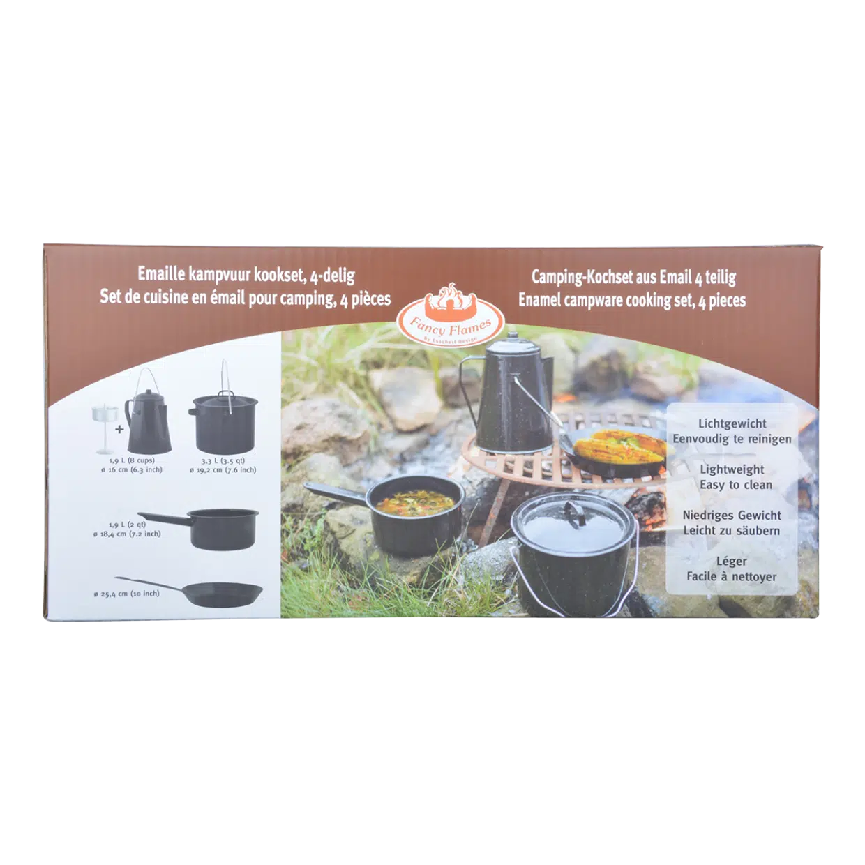 Esschert Design Kampvuur Kookset (4-delig)