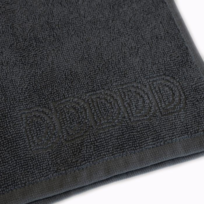 DDDDD Keukendoek Logo Anthracite