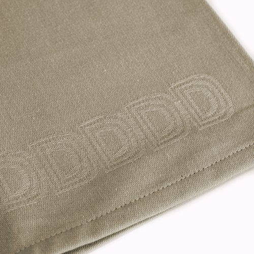 DDDDD Theedoek Logo Taupe