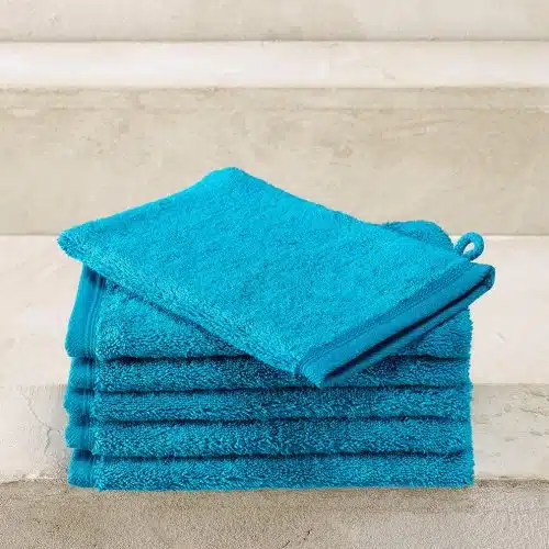 De Witte Lietaer Washandje Excellence Lagoon Blue